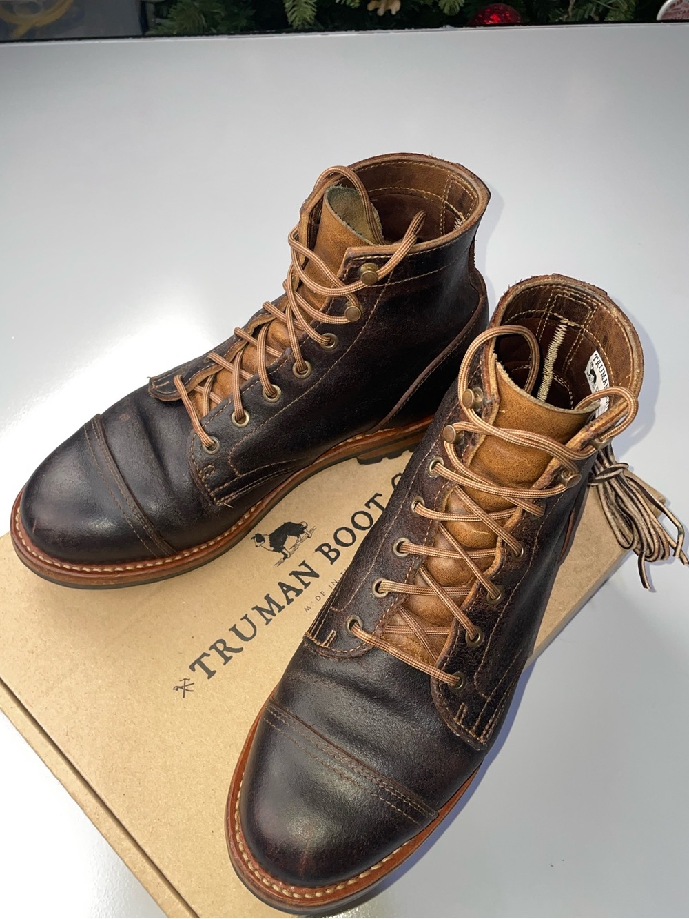 Truman Boots (Java Waxed Flesh 9)